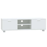 Vidaxl tv-meubel 140x40,5x35 cm bewerkt hout wit