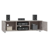Vidaxl tv-meubel 140x40,5x35 cm bewerkt hout betongrijs