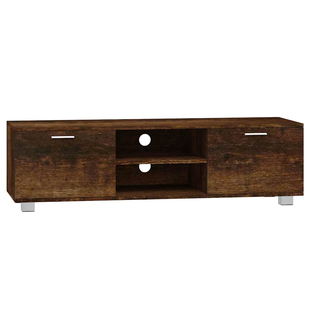 Vidaxl tv-meubel 140x40,5x35 cm bewerkt hout gerookt eikenkleurig