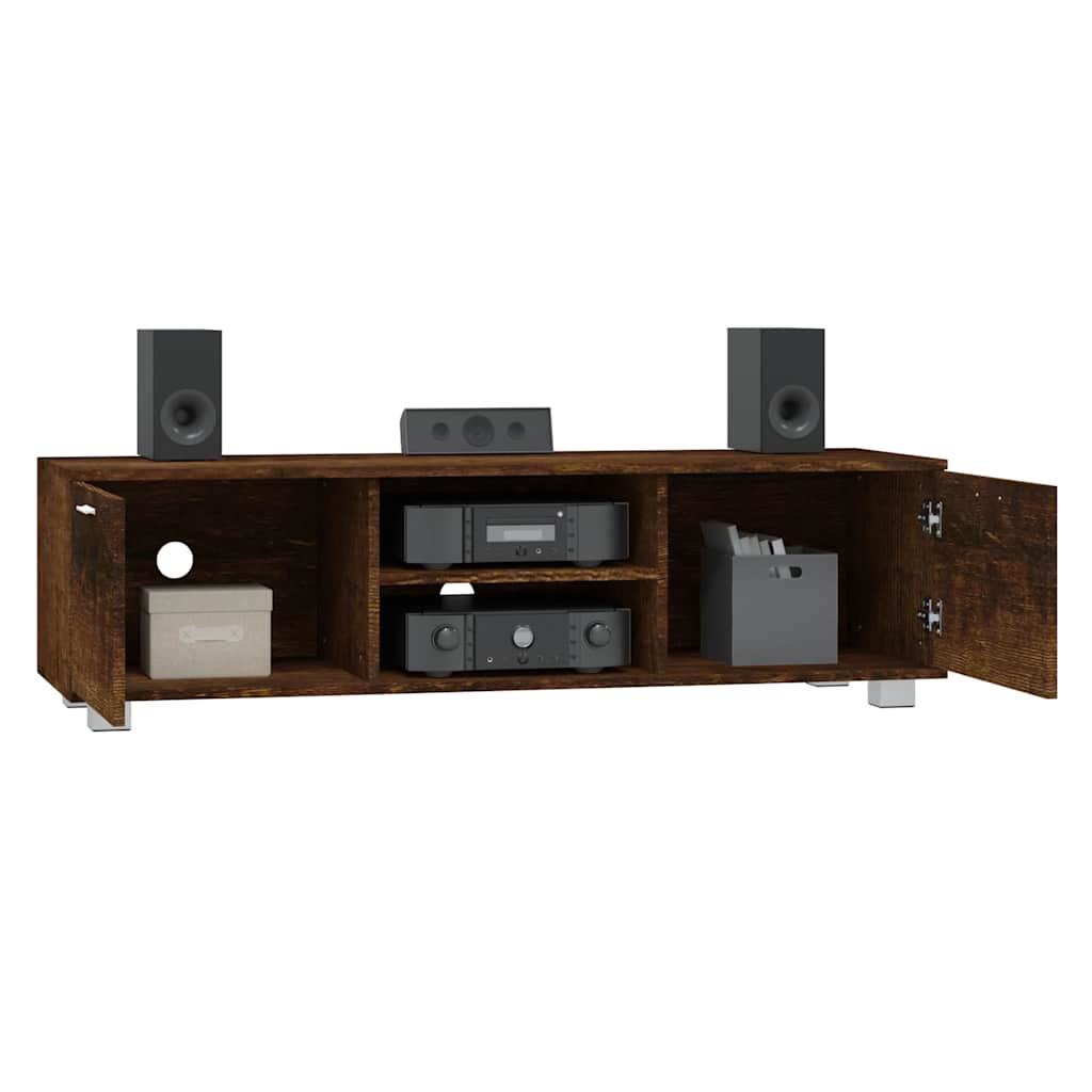 Vidaxl tv-meubel 140x40,5x35 cm bewerkt hout gerookt eikenkleurig