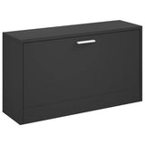 Vidaxx Schuhbank 80x24x45 cm lackiertes Holz schwarz