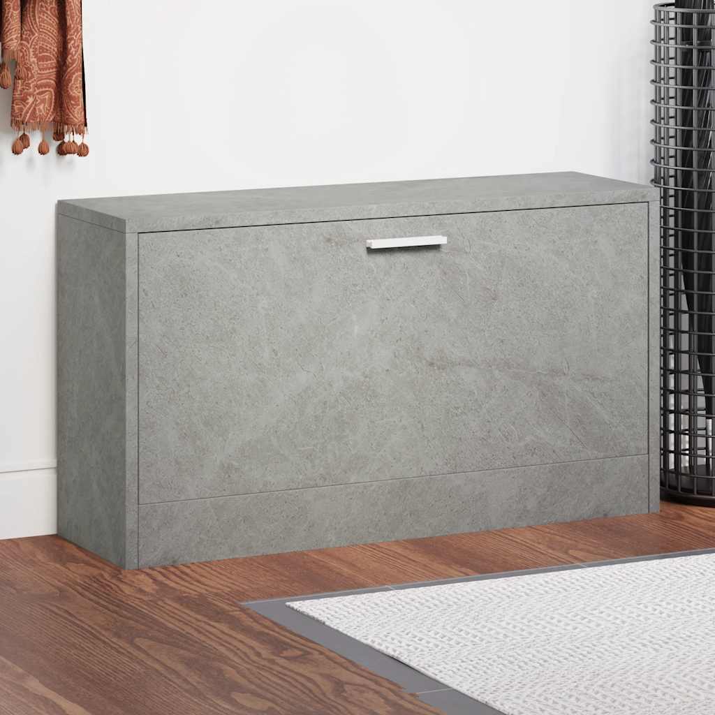 Vidaxx Schuhbank 80x24x45 cm Holzwerkstoff betongrau