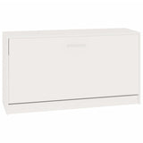 Vidaxl scarping smediale 80x24x45 cm in legno trasformato bianco lucido