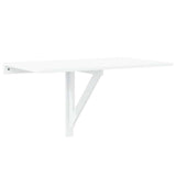 Vidaxl wandtafel inklapbaar 100x60x56 cm bewerkt hout hoogglans wit