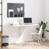 Vidaxl wandtafel inklapbaar 100x60x56 cm bewerkt hout hoogglans wit