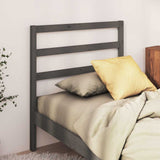 Vidaxl hoofdbord 96x4x100 cm massief grenenhout grijs