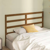 Vidaxl hoofdbord 126x4x100 cm massief grenenhout honingbruin