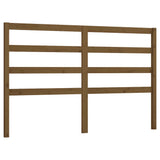 Vidaxl hoofdbord 146x4x100 cm massief grenenhout honingbruin