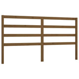 Vidaxl hoofdbord 206x4x100 cm massief grenenhout honingbruin