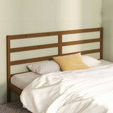 Vidaxl hoofdbord 206x4x100 cm massief grenenhout honingbruin