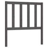 Vidaxl hoofdbord 81x4x100 cm massief grenenhout grijs