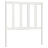 Vidaxl hoofdbord 106x4x100 cm massief grenenhout wit