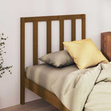 Vidaxl hoofdbord 106x4x100 cm massief grenenhout honingbruin