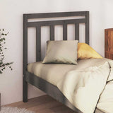 Vidaxl hoofdbord 81x4x100 cm massief grenenhout grijs