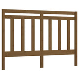 Vidaxl hoofdbord 166x4x100 cm massief grenenhout honingbruin