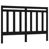 Vidaxl hoofdbord 166x4x100 cm massief grenenhout zwart