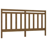 Vidaxl hoofdbord 206x4x100 cm massief grenenhout honingbruin
