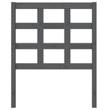 Vidaxl hoofdbord 80,5x4x100 cm massief grenenhout grijs