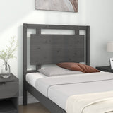 Vidaxl hoofdbord 95,5x4x100 cm massief grenenhout grijs