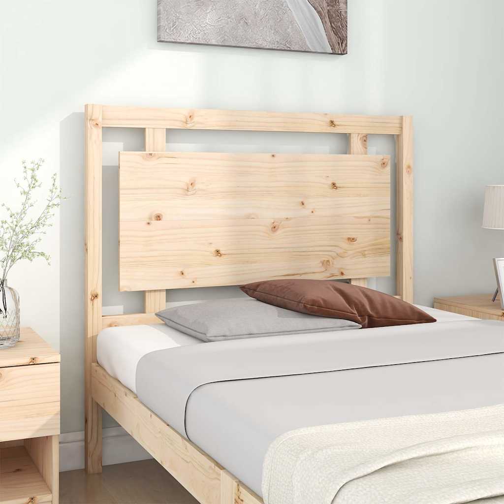 Vidaxl hoofdbord 105,5x4x100 cm massief grenenhout