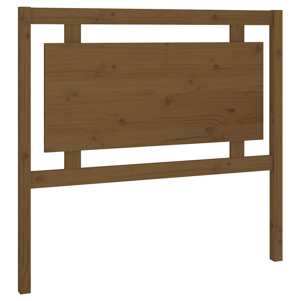 Vidaxl hoofdbord 105,5x4x100 cm massief grenenhout honingbruin