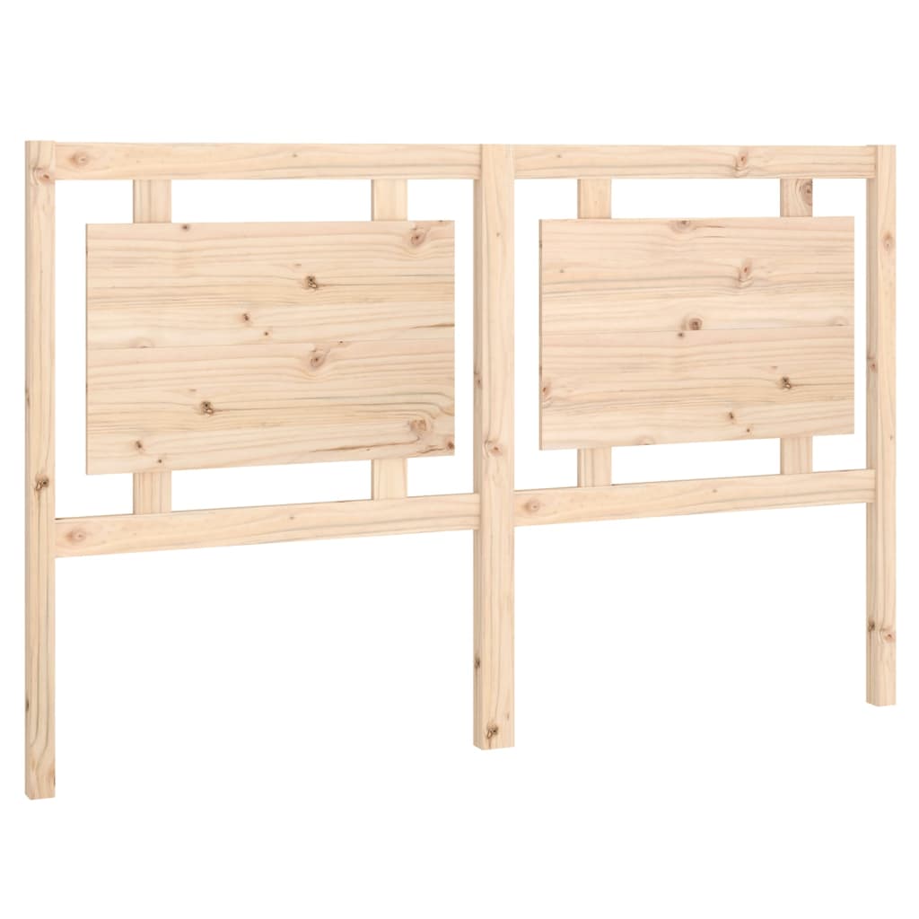 Vidaxl hoofdbord 155,5x4x100 cm massief grenenhout