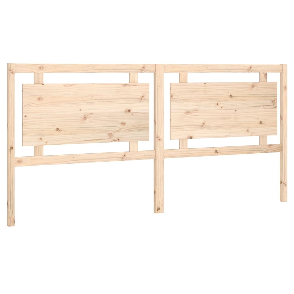 Vidaxl hoofdbord 205,5x4x100 cm massief grenenhout