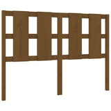 Vidaxl hoofdbord 145,5x4x100 cm massief grenenhout honingbruin