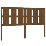 Vidaxl hoofdbord 155,5x4x100 cm massief grenenhout honingbruin