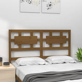 Vidaxl hoofdbord 185,5x4x100 cm massief grenenhout honingbruin