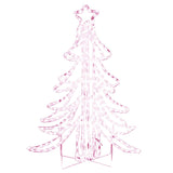 Vidaxl Christmas Figur Christmas Tree med varme hvide LED'er 87x87x93 cm