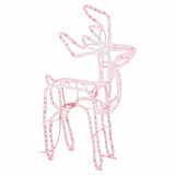 Vidaxl Weihnachten Figur rendier warmes Weiß 76x42x87 cm