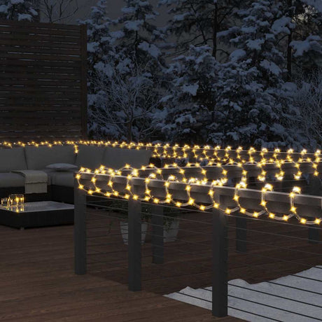 Vidaxx Lichterkette mit 1200 LEDs warmweiß 50 m PVC