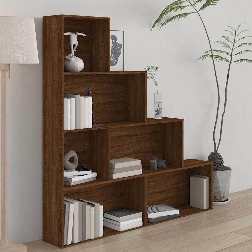 Vidaxl boekenkast 155x24x160 cm bruin eikenkleur