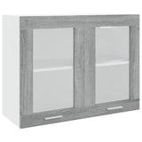 Vidaxl bovenkast lyon 80x31x60 cm bewerkt hout grijs sonoma eikenkleurig