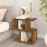 Vidaxl nachtkastjes 2 st 50x30x51,5 cm bewerkt hout gerookt eikenkleur