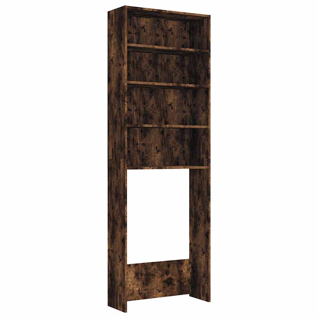 Vidaxx Waschmaschinenschrank 64x24x190 cm Räuchereiche