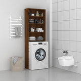 Vidaxx Waschmaschinenschrank 64x24x190 cm, Farbe Eiche braun