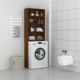 Vidaxl Washing Machine Cabinet 64x24x190 cm Colore rovere marrone