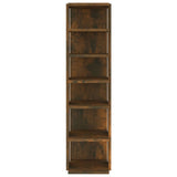 VIDAXL -Schuhregal 27,5x27x102 cm verarbeiteter Holzgeräuchchen -Eiche gefärbt