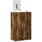 Vidaxx Schuhschrank 60x35x92 cm verarbeitetes Holz, geräucherte Eiche