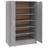 VidaXL Schoenenkast 60x35x92 cm bewerkt hout grijs sonoma eikenkleurig