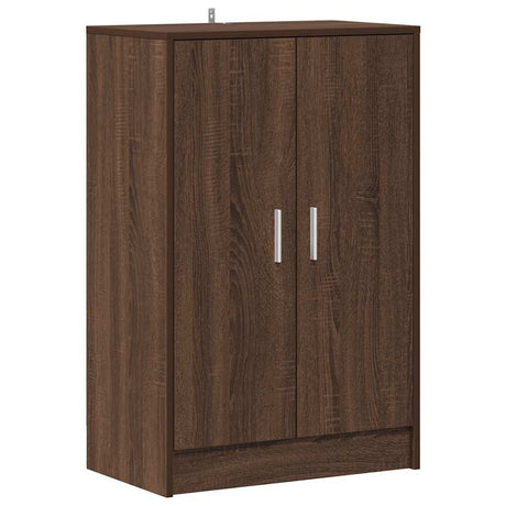 Vidaxx Schuhschrank 60x35x92 cm, fertige Holzfarbe, braune Eiche