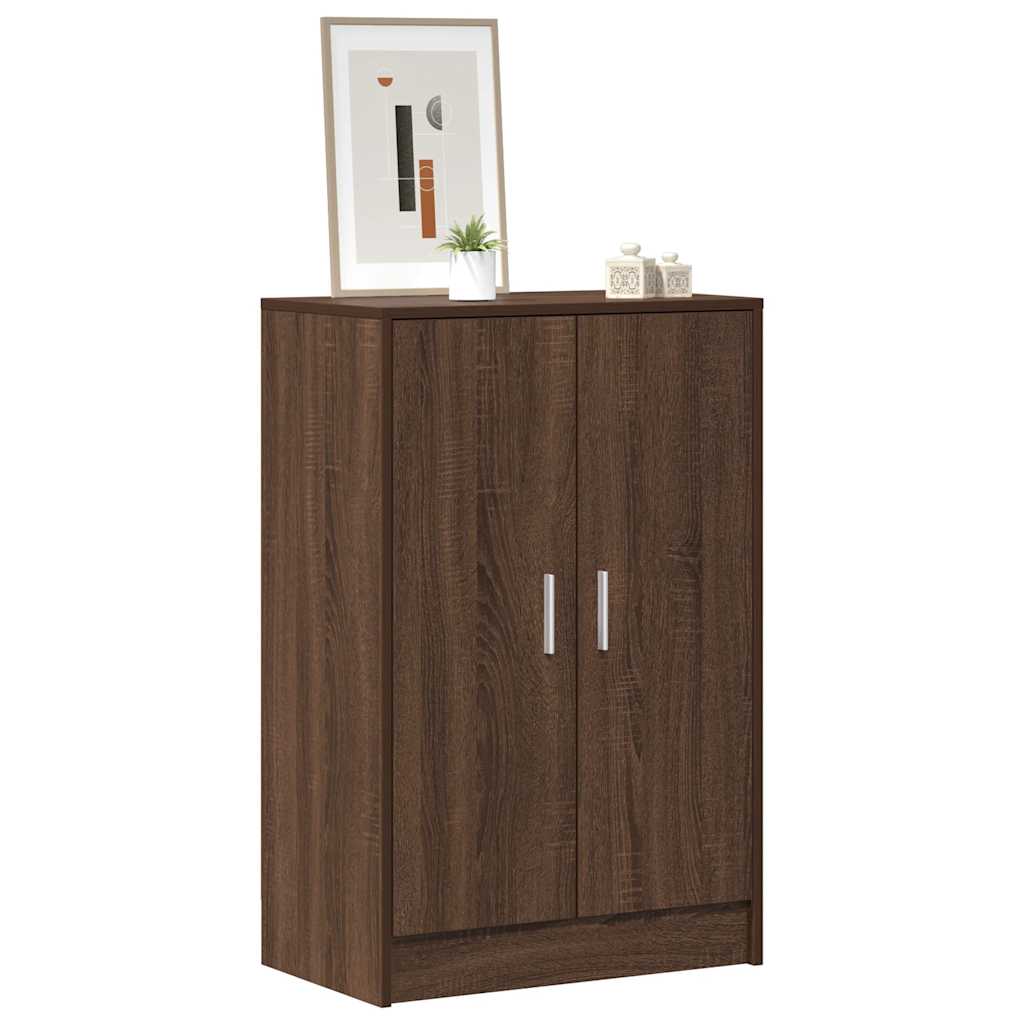 Vidaxx Schuhschrank 60x35x92 cm, fertige Holzfarbe, braune Eiche