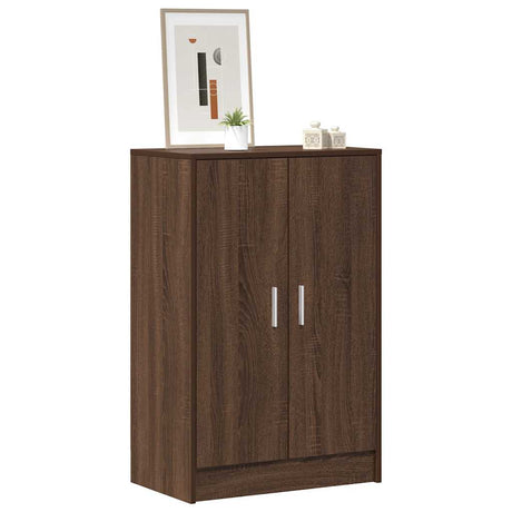Vidaxx Schuhschrank 60x35x92 cm, fertige Holzfarbe, braune Eiche