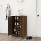 Vidaxx Schuhschrank 60x35x92 cm, fertige Holzfarbe, braune Eiche
