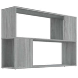 Vidaxl boekenkast 100x24x63 cm bewerkt hout grijs sonoma eikenkleurig