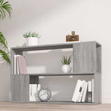 Vidaxl boekenkast 100x24x63 cm bewerkt hout grijs sonoma eikenkleurig
