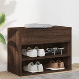 Bidaxl Shoes Bank 60x30x45 cm Egented Wood Brown Oak Color