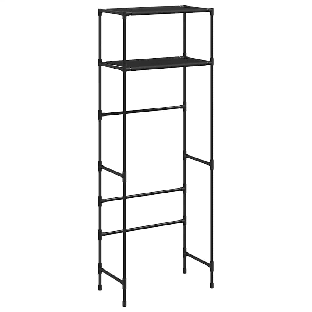 Vidaxl Toilett 2-Schicht 53,5x28x143 cm Eisenschwarz